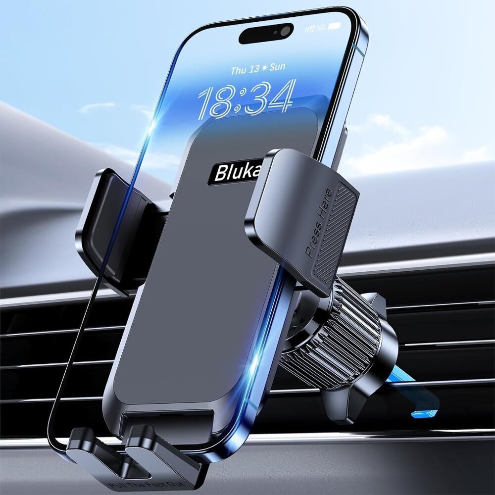 Car Phone Holder Mount, Super Stable Air Vent Cell Phone Car Mount with 2025 Met